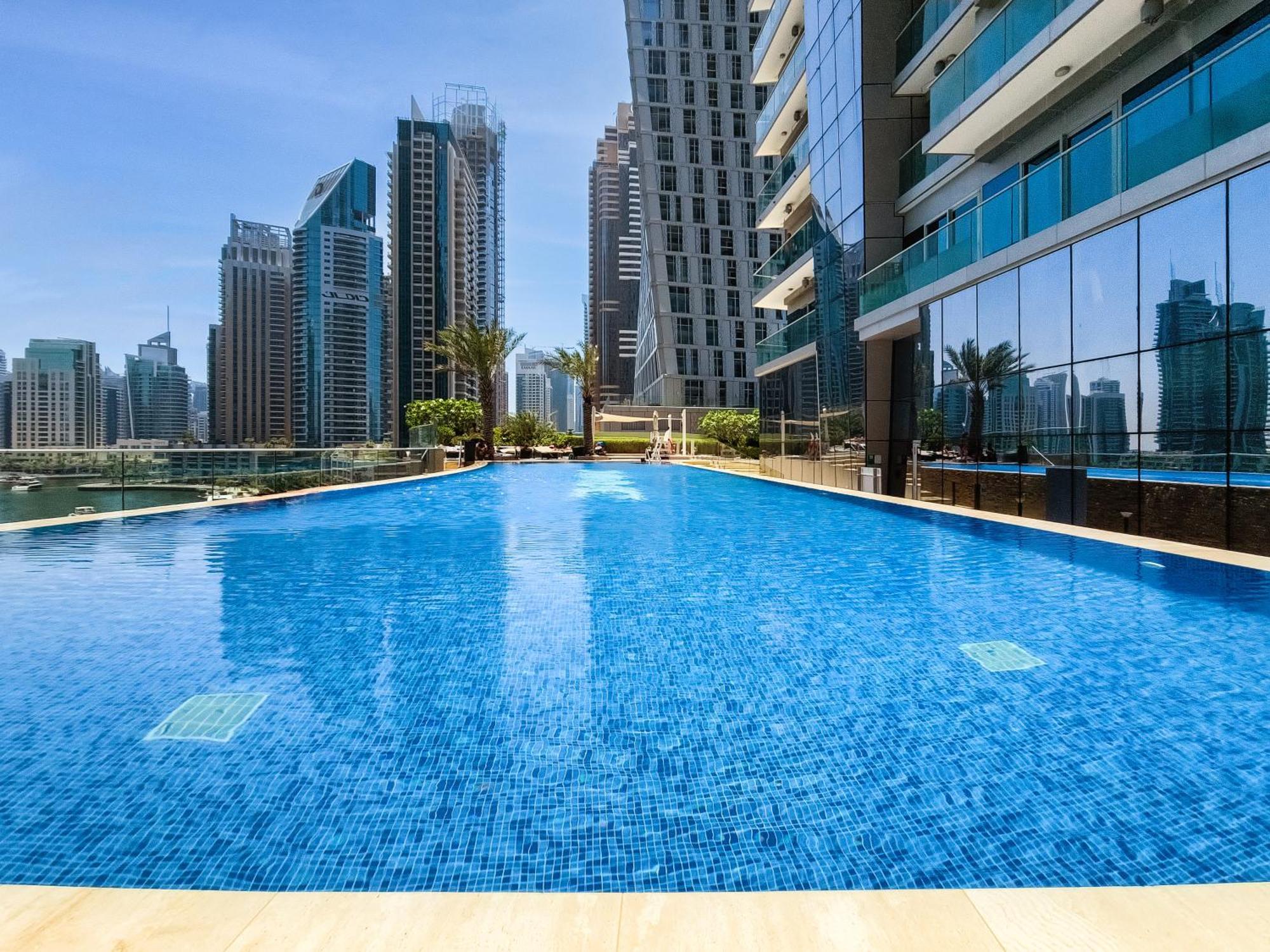Ultra Modern 1Bd In Damac Heights Marina Leilighet Dubai Eksteriør bilde